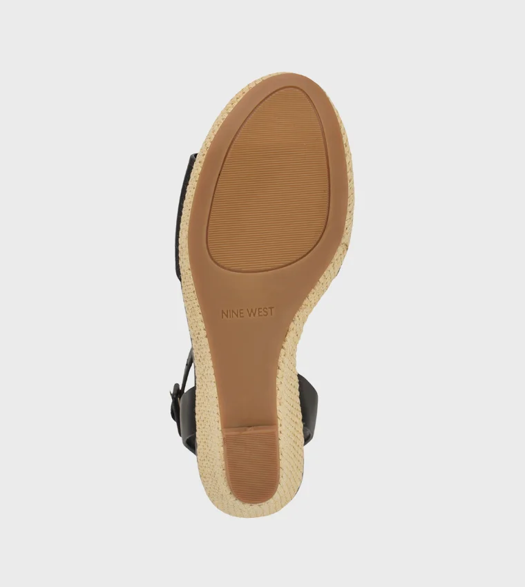 Nine West  WNHANLOW3 BLACK Women Wedges for Women | Best Price UAE
