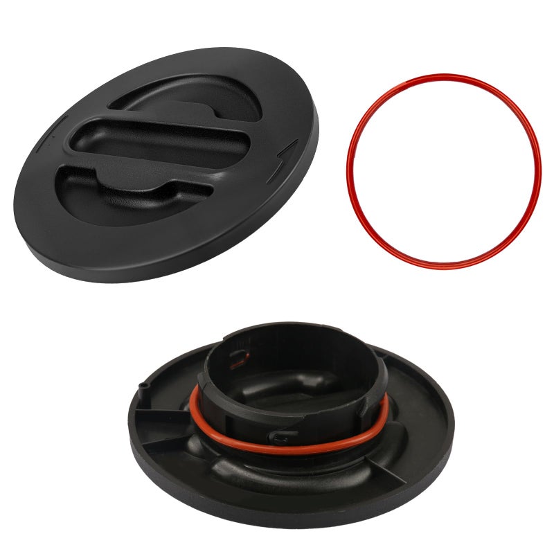 LEWEREST 2 Pack 291004481 Access Cap Assembly Parts for SeaDoo GTX RXT RXP WAKE FISH PRO GTI GTR EXPLORER Rear Deck Access Cover with Sealing Oring Compatible with SeaDoo Motorboat Accessories - Image 2