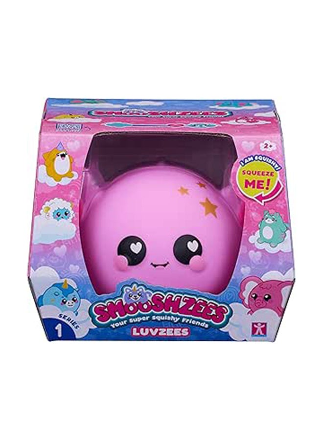 Smooshzees 4.5" Luvzees Axolotl (Jelly) - Image 1