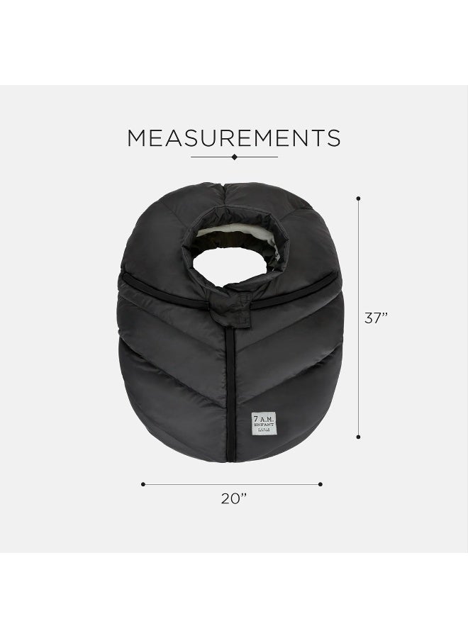 7:00 AM 7AM Enfant Car Seat Covers - Co Baby Cover for Boys  Girls, Rain  Snow Repellent, Breathable Windproof, Center Zipper, Universal Fit for Infant Car Seat - Image 5