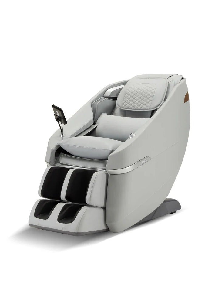 ROTAI Premium Zero-Gravity Massage Chair in Grey with Magnetic Therapy for Back & Waist, 36 Full-Body Airbags, Heated Massage, Intelligent Voice Control & Bluetooth Speakers – 10-Year Warranty - Image 1