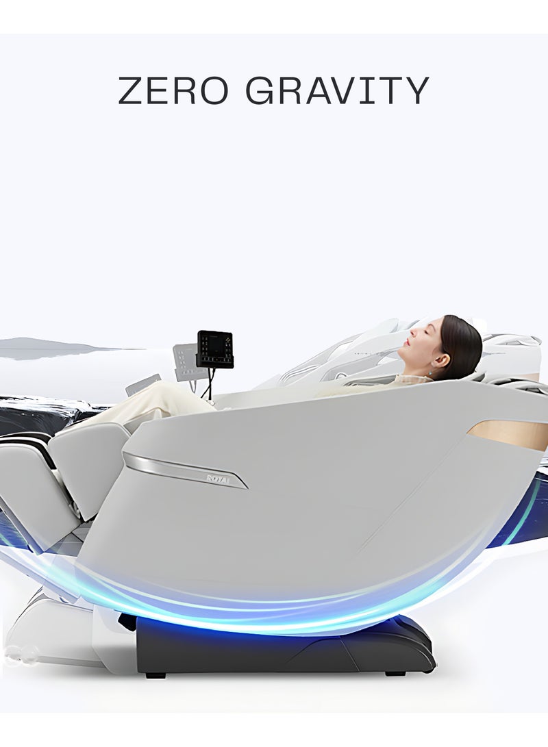 ROTAI Premium Zero-Gravity Massage Chair in Grey with Magnetic Therapy for Back & Waist, 36 Full-Body Airbags, Heated Massage, Intelligent Voice Control & Bluetooth Speakers – 10-Year Warranty - Image 2
