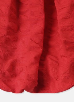 Nautinati Nautinati Girls’ Bubble Crepe Textured Dress with Balloon Hemline  - Image 5