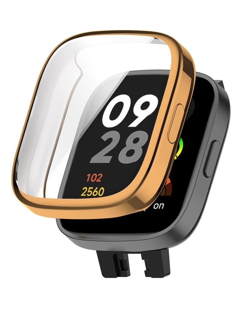 Case Compatible with Xiaomi Redmi Watch 3 (Not Fit Watch 3 Active) Protective Case, Flexible TPU Full Protection Screen Protector Cover...  - Image 1