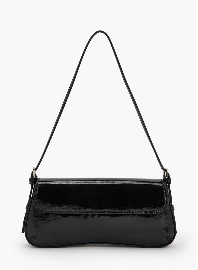 Celeste Solid Shoulder Bag With Adjustable Handle