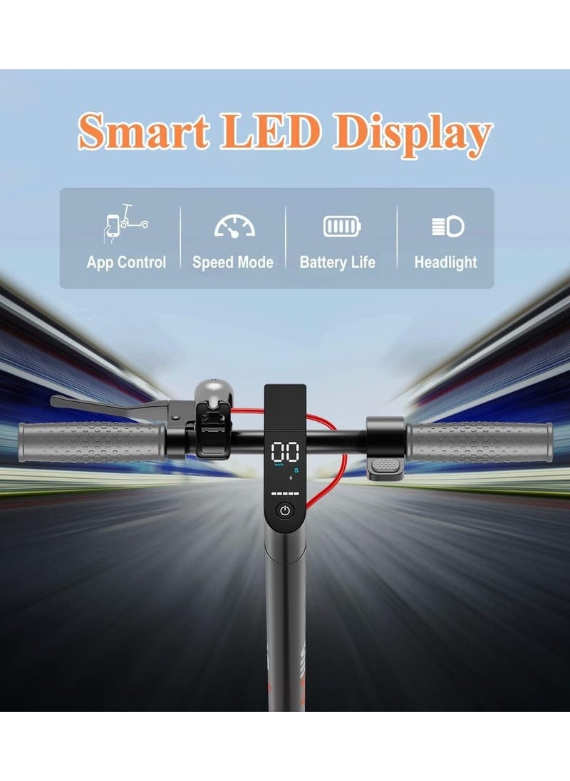 Wind Horse - Electric Lightweight Folding Scooter, 350W Motor, 36V 8Ah Battery, 8.5 Inches Tires, 30KM Range, 25KM/H Speed, Digital Display and App Control - Image 1