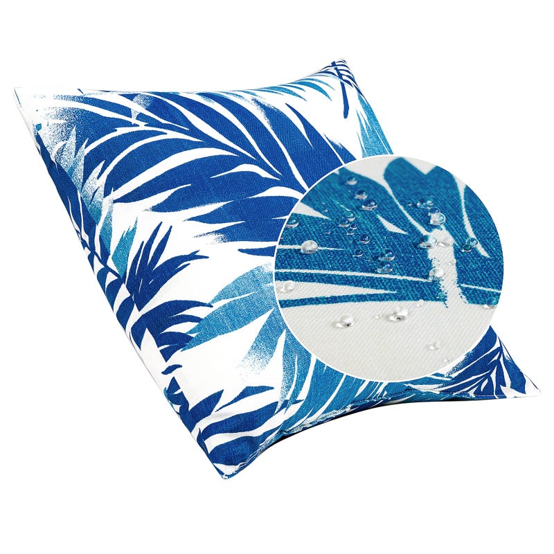 JMGBird Water-Repellent Outdoor Throw Pillows Set of 2 with Inserts - 18x18 Durable Patio Furniture Pillows - Image 4