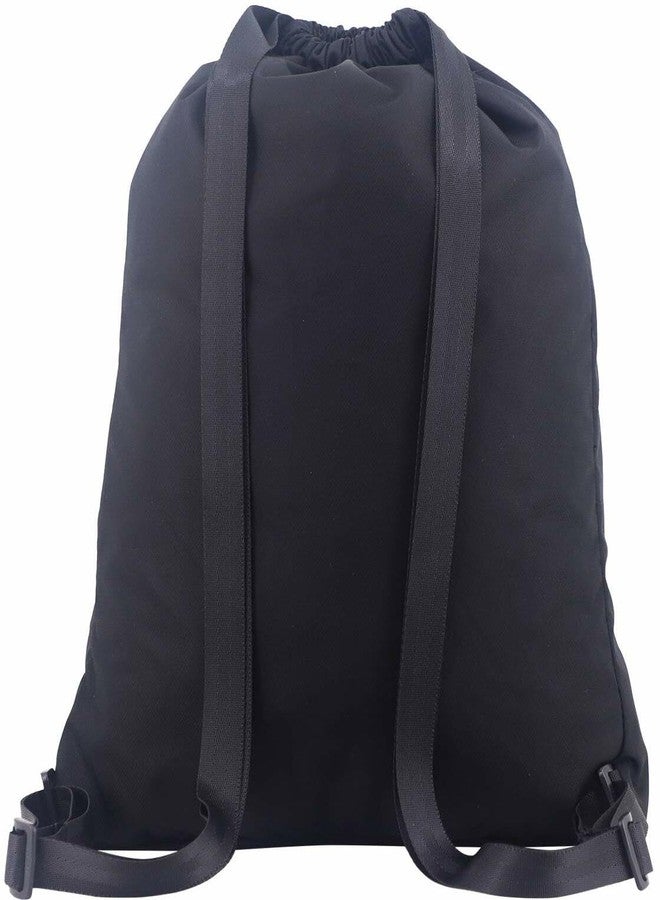 StrapLt Foldable Design Outdoor Activities Drawstring Backpack for Men & Women (Black, 10L) - Image 2