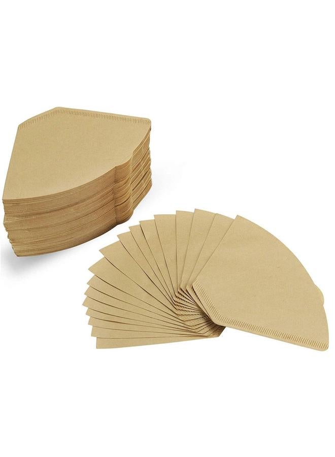 Paper Coffee Filters No. 101 Brown 1-2 cups 100 Pieces  - Image 3