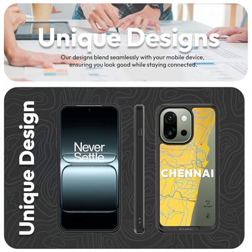 KAPAVER Back Cover Case Compatible with (Chennai-Black, OnePlus 13s) - Image 4