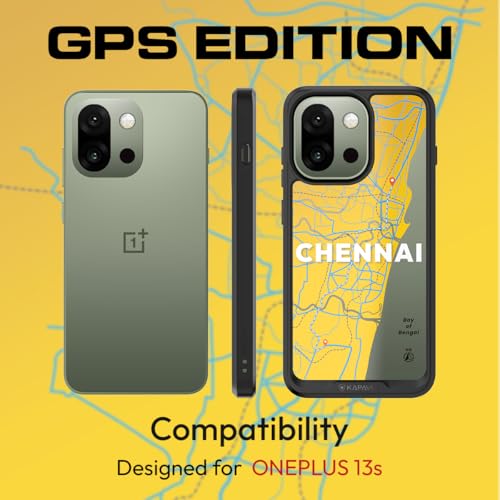 KAPAVER Back Cover Case Compatible with (Chennai-Black, OnePlus 13s) - Image 2