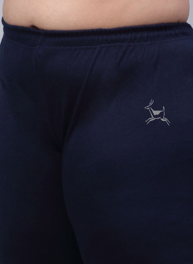 Trend Level Women Navy Blue Ankle-Length Leggings - Image 5