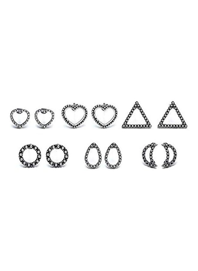 Generic 6-Pairs Bohemia Style Gypsy Earrings - Silver Plated  - Image 2