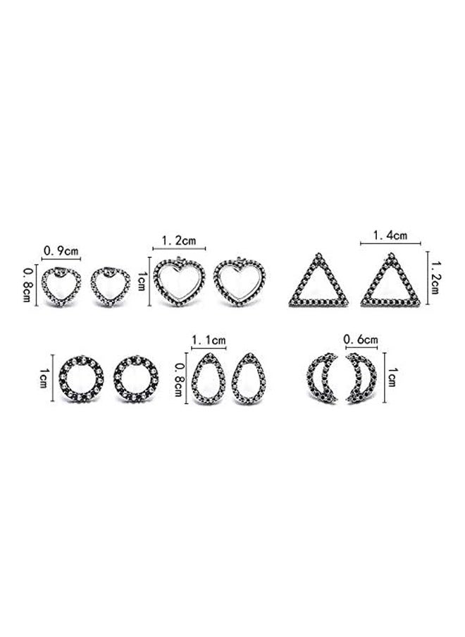 Generic 6-Pairs Bohemia Style Gypsy Earrings - Silver Plated  - Image 3