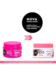 Salon Line Salon Line - Linha Meu Liso (Demais) - Mascara Hidratante 300 Gr - (My Straight (Supreme) - Moisturizing Mask Net 10.58 Oz)  - Image 2