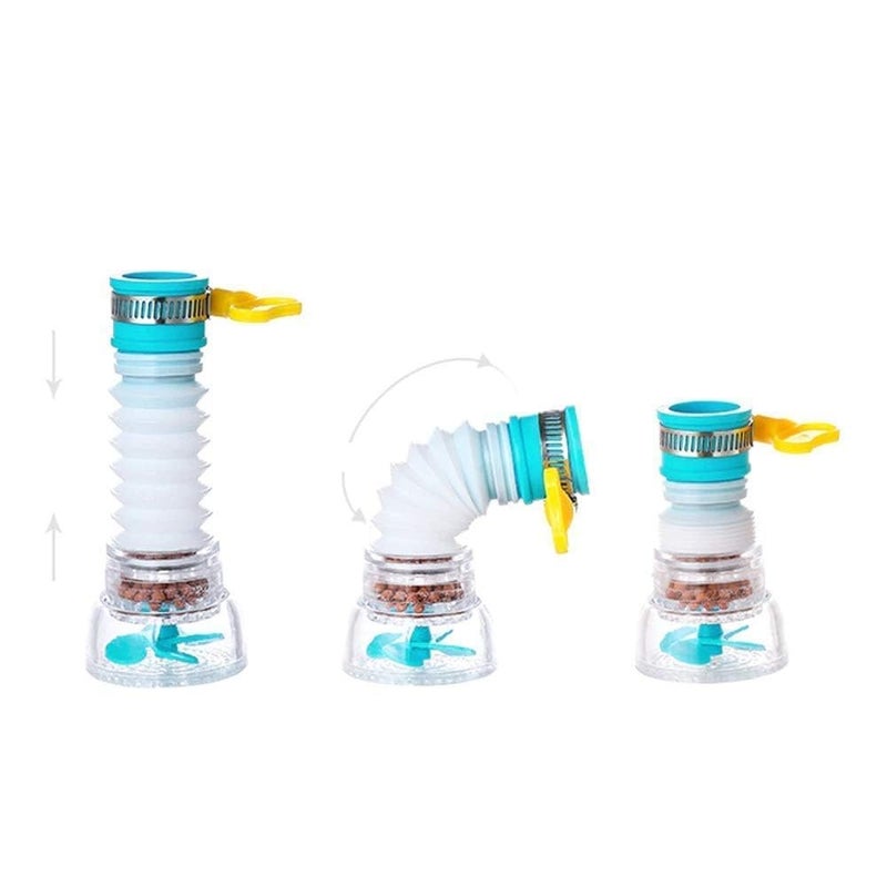 Rukshv Adjustable Rotating Water Saving Nozzle Shower Head Faucet Multiple Types of Output Water Valve Splash Regulator Filter Kitchen Tap Accessories (Pack of 2) - Image 4