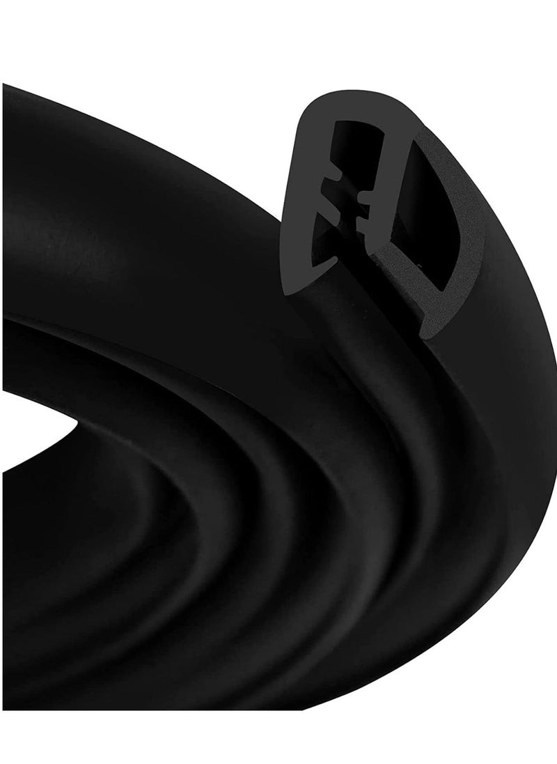 Y&D Car Door Seal Strip Weather Stripping for B Pillar Rubber Universal Soundproofing Weatherstrip Engine Cover Noise Insulation  - Image 1
