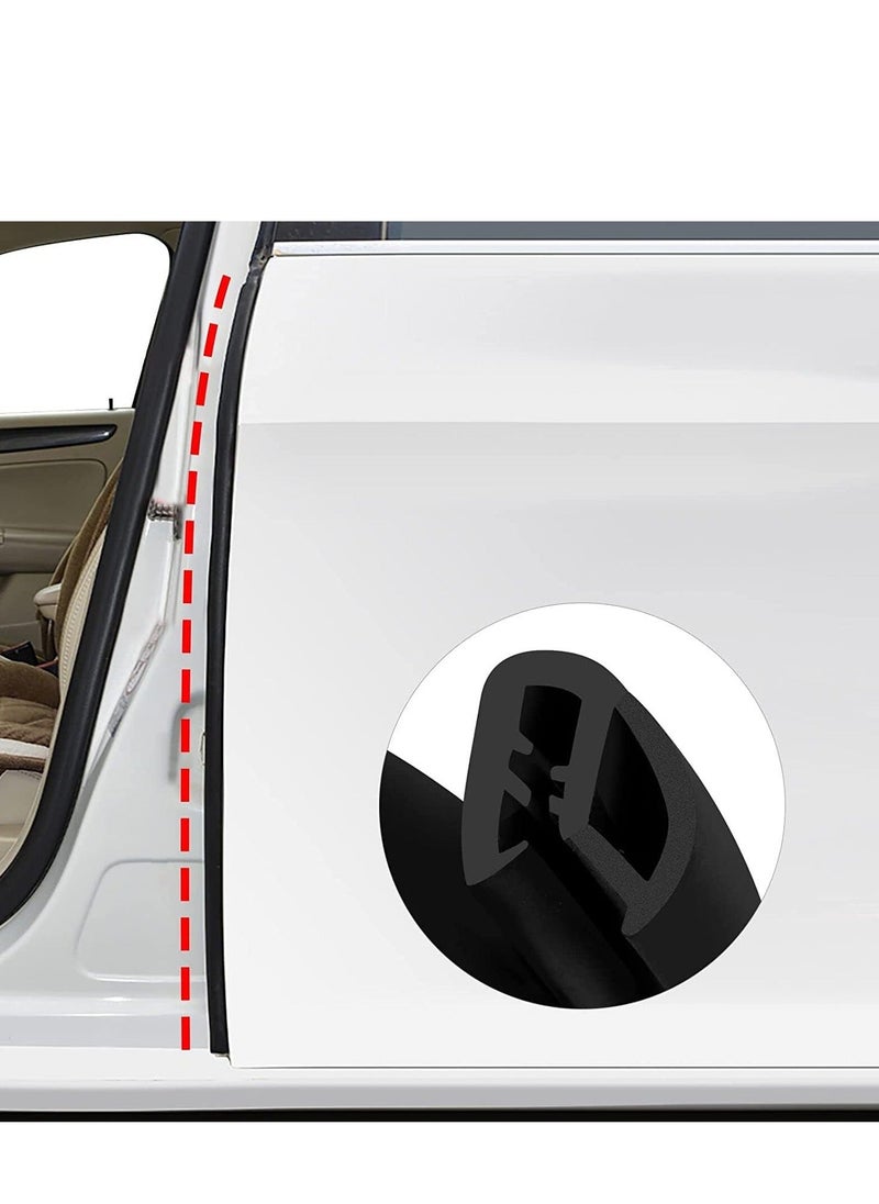 Y&D - Car Door Seal Strip Weather Stripping for B Pillar Rubber Universal Soundproofing Weatherstrip Engine Cover Noise Insulation - Image 1