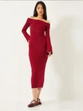 Bianco Lucci Burgundy Red