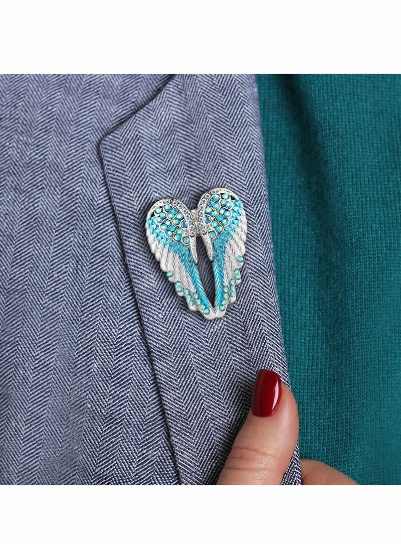 واي آند دي - Rhinestone Brooches, 4 Pcs Crystal Brooch Pins - Image 1