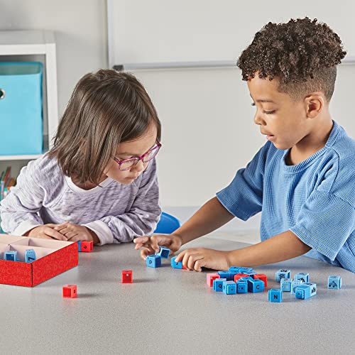 hand2mind Reading Rods Alphabet Phonemic Awareness Word Building Activities Letter Blocks CVC Words for Kindergarten Spelling Toys Reading Tools for Kids Science of Reading Manipulatives - Image 5