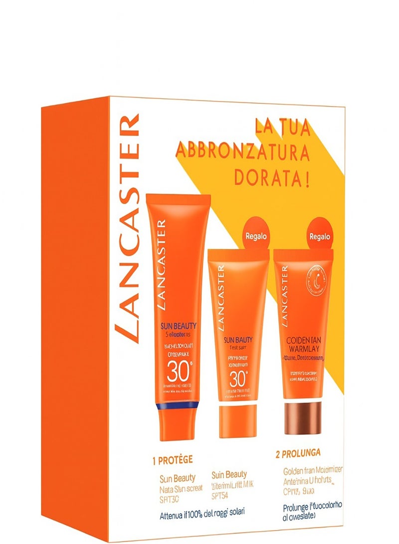 Lancaster Summer Is a State of Mind Kit – SPF30 Face & Body Sun Protection + After Sun Lotion - Image 1