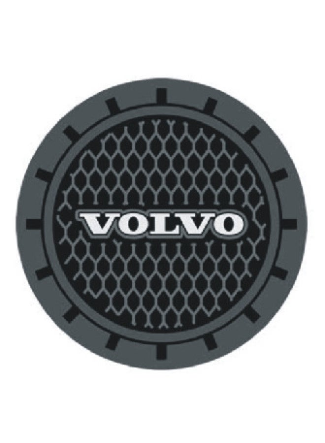 Liin Innovative Automotive Products Suitable For Round Car Cup Barrel Logo Graphic Display Car Coasters-Color:WOERWO  - Image 1