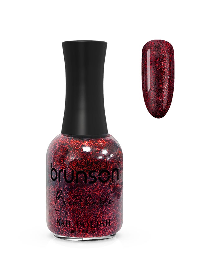 brunson Breathable Nail Polish Halal nail polish Wudu friendly Quick-Dry Vegan long lasting but easy peel off   18ml BH273
