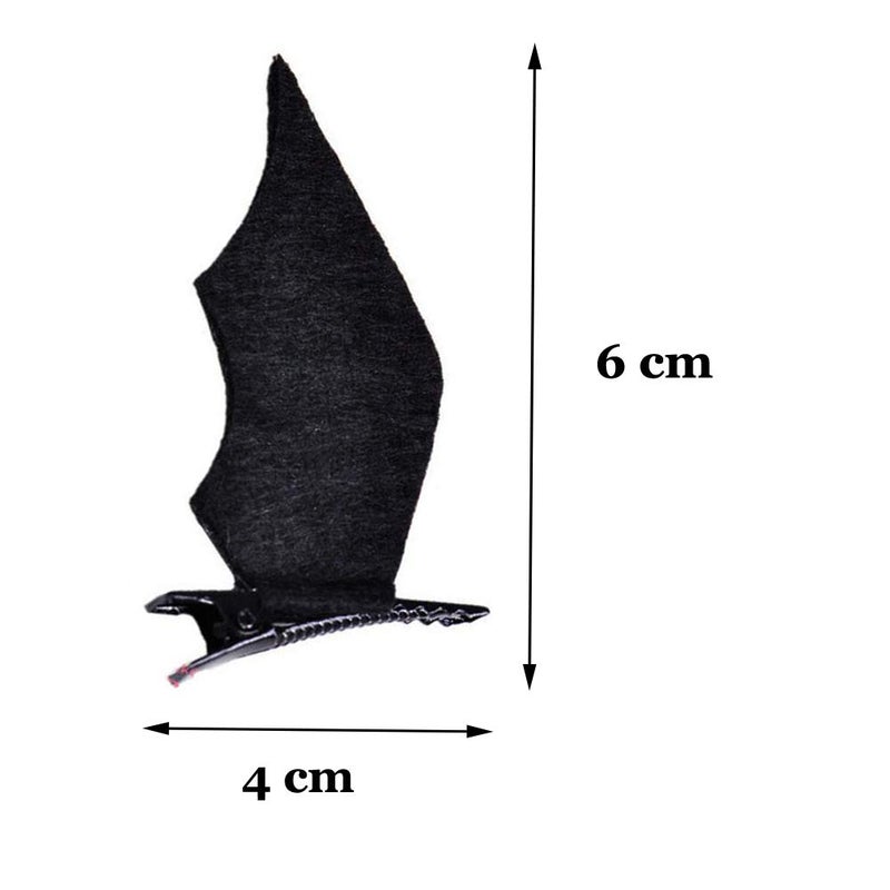 Patiky Halloween Cartoon Hair Clips Hairpin Hair Accessories Cosplay Costume WJR06 (Bats Wing) - Image 2