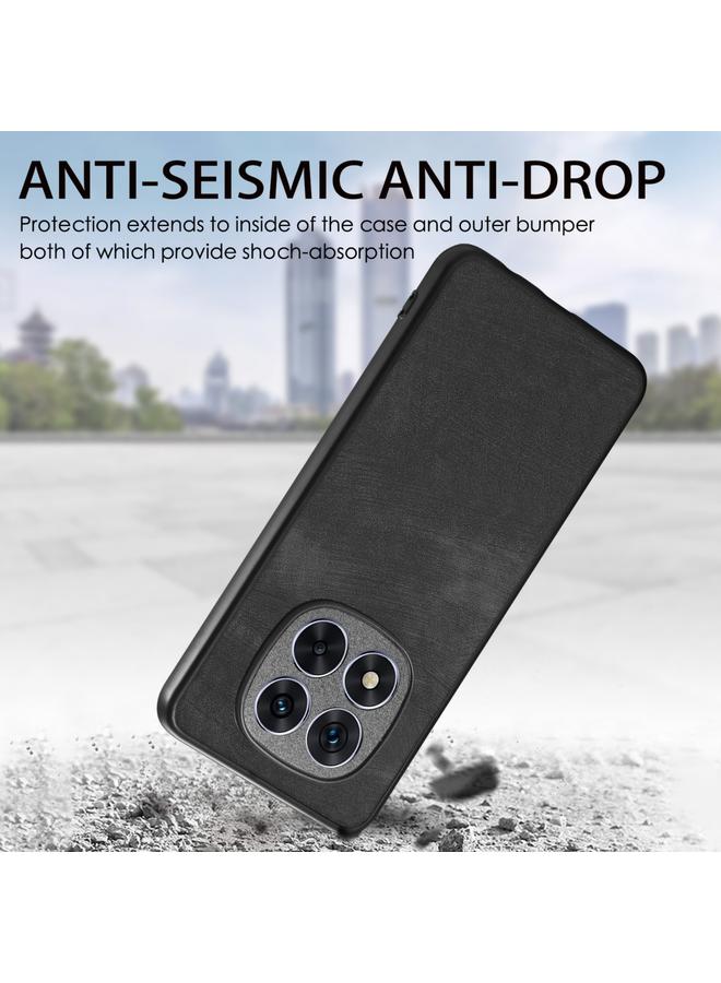 erorex Case For Xiaomi Redmi Note 14 Pro+ 5G Vintage Leather PC Back Cover Phone Case - Image 4