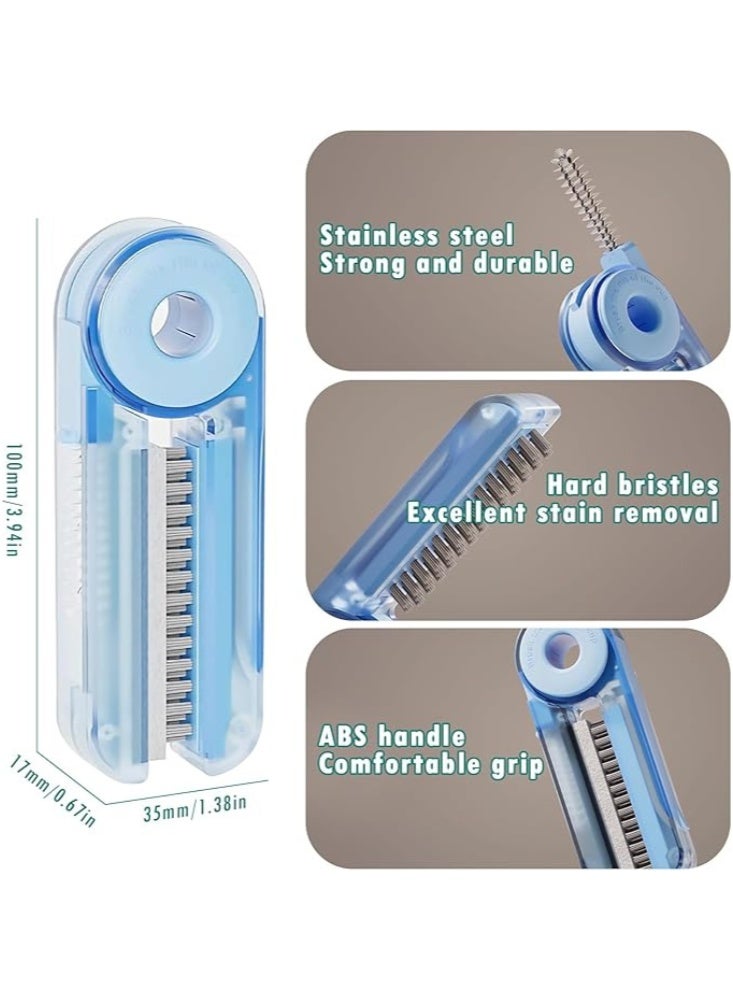 يلا جوي فرشاة تنظيف زجاجات متعددة الاستخدامات ٤ في ١، عبوة من ٣ قطع لتنظيف شقوق الأكواب والأغطية، مناسبة لزجاجات المياه، والأكواب، وزجاجات الأطفال، والأكواب الصغيرة، والماصات. - Image 2