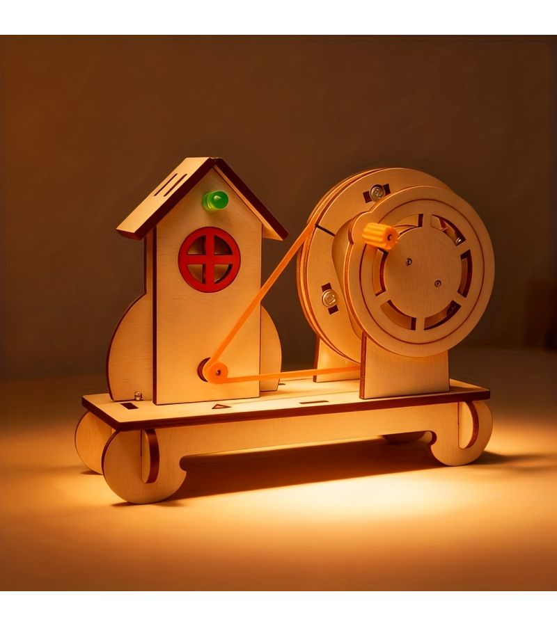 Hand Cranked House Building Kit STEAM Education Science Experiment Model Making Power Generation Set Hobbyists - Image 5
