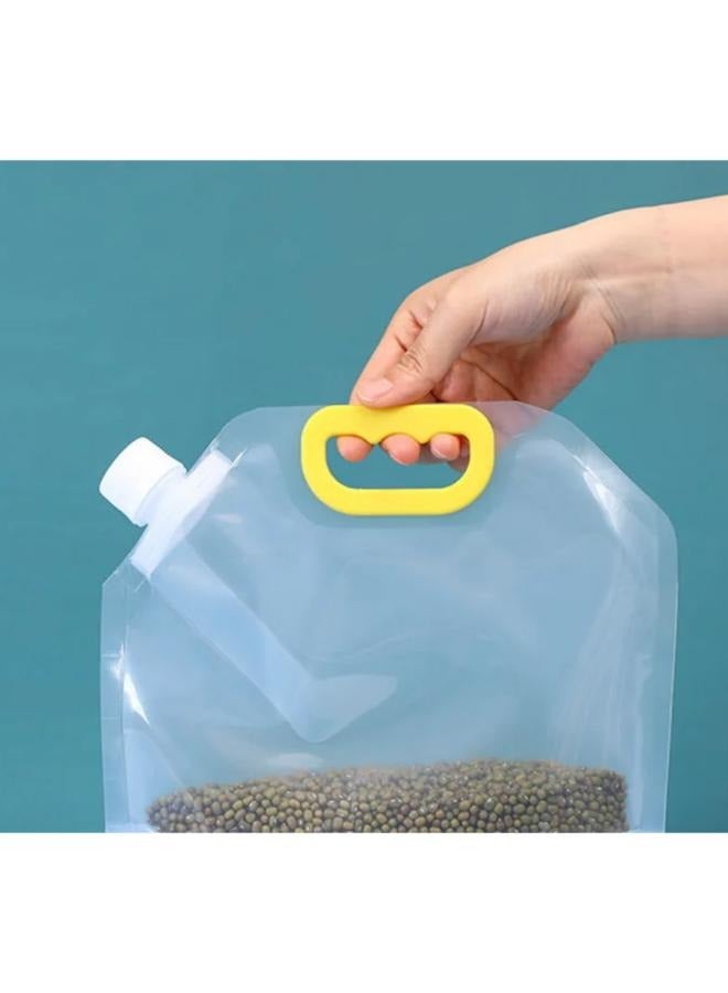 Clear Grain Storage Suction Bags, Stand Up Sealed Odor-Resistant Packaging Bags for Multipurpose Storage - Image 5