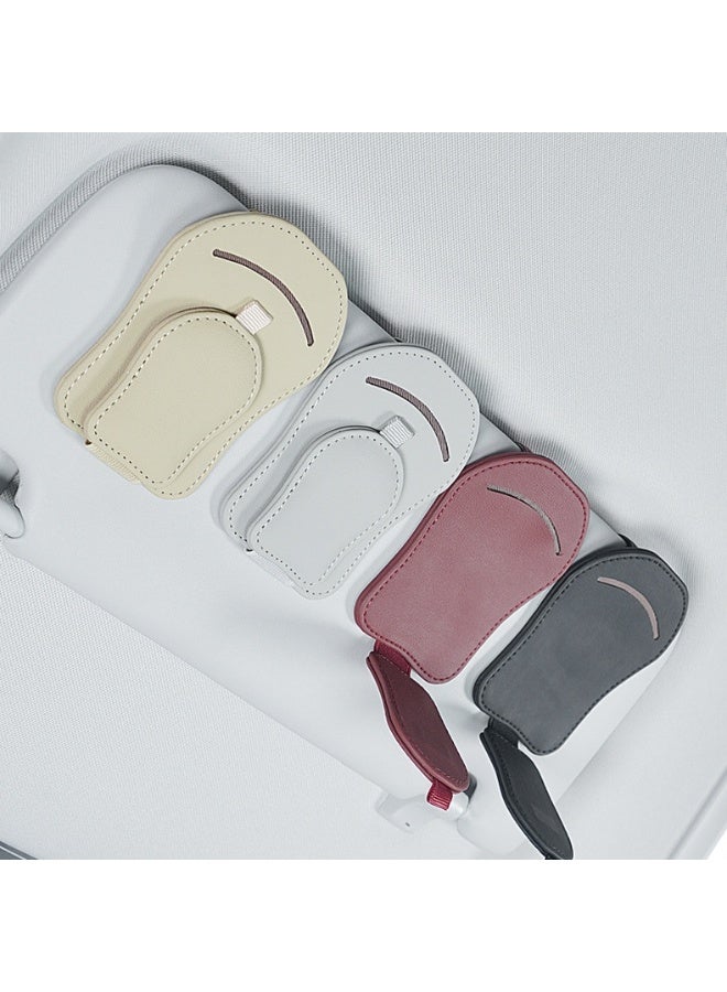Integrated Clip for Car Sun Visor, Magnetic Suction Cup for One Handed Use, Sunglasses Clip and Card Holder, Versatile Accessory for Drivers - Image 5