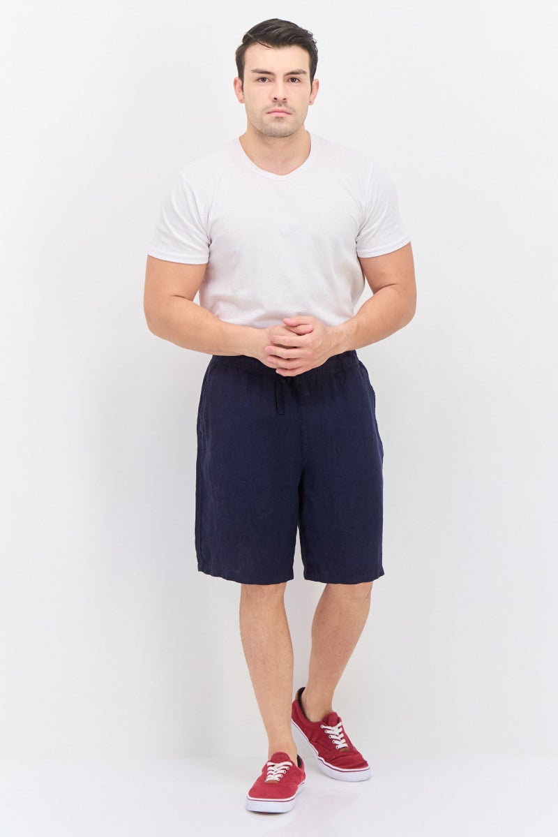 Ocean Pacific شورتات أساسية مزخرفة للرجال، لون أزرق داكن - Image 4