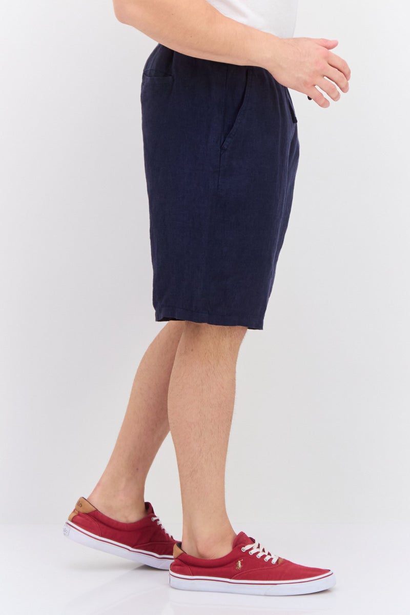 Ocean Pacific شورتات أساسية مزخرفة للرجال، لون أزرق داكن - Image 2