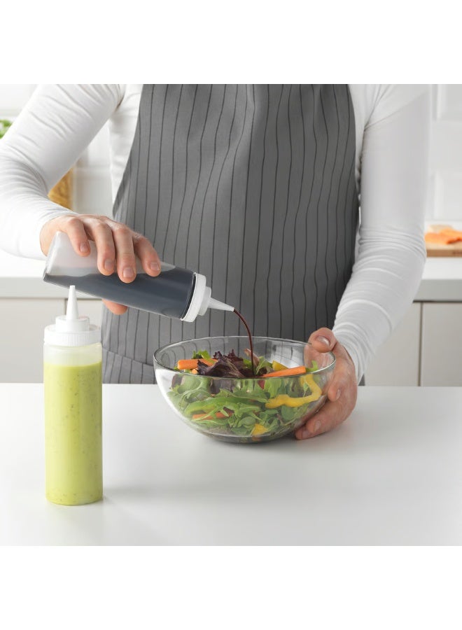 Transparent Squeeze Bottle – BPA-Free Plastic Dispenser for Sauces, Dressings, Condiments, Oil & More – Easy-Pour, Refillable Kitchen Bottle with Cap - Image 2