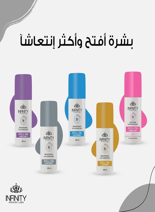 إينفينيتي رول أون مزيل العرق لتفتيح وإضاءة العود 80 مل - Image 5