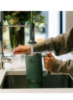 Stanley Quencher 2.0 Stainless Steel Vacuum Insulated Tumbler with Lid and Straw for Water, Iced Tea or Coffee – Rose Quartz, 40oz/1180ml | Leak-Proof, Keeps Drinks Cold for 12 Hours, Durable & Stylish Travel Mug, Perfect for On-the-Go Hydration  - Image 3