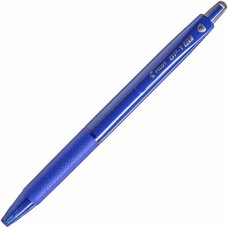 Pilot BP-1 RT Fine Tip Ball Pen, Blue - Pack of 12 Pieces - Image 3