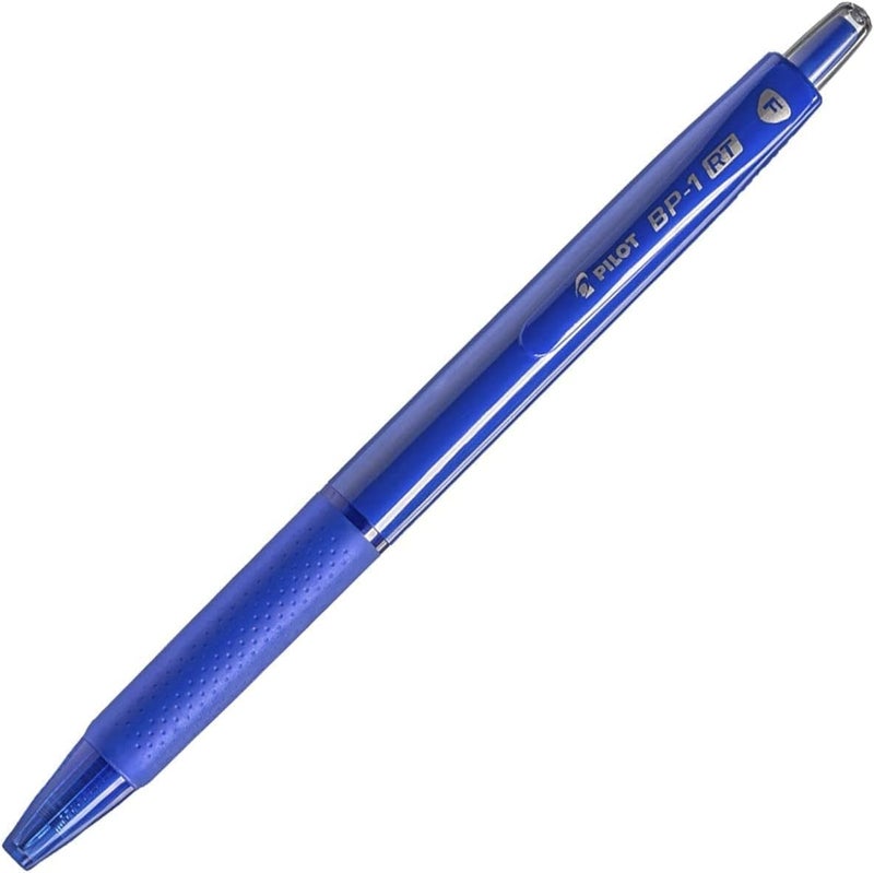 Pilot BP-1 RT Fine Tip Ball Pen, Blue - Pack of 12 Pieces - Image 4