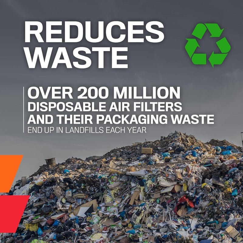 K&N فلتر هواء المحرك عالي الأداء من K&N - بديل قابل للغسل لطرازات تويوتا/لكزس من 1998-2008 - Image 4