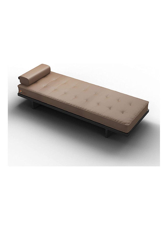 Creative Furniture Attractive Statement Piece With Coffee Faux Leather Osmans Design Ottoman Bench  - Image 1