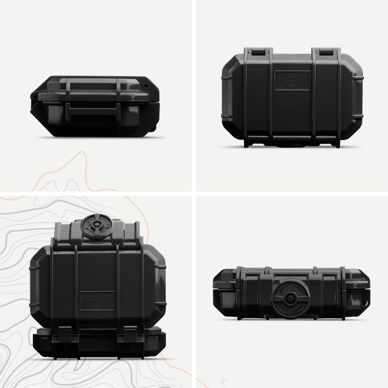 Evergreen 52 Waterproof Dry Box Protective Case - Travel Safe/Mil Spec/USA Made - for Cameras, Camping, Fishing, Hiking, Traveling, Water Sports, Knives, Survival (Black) - Image 2