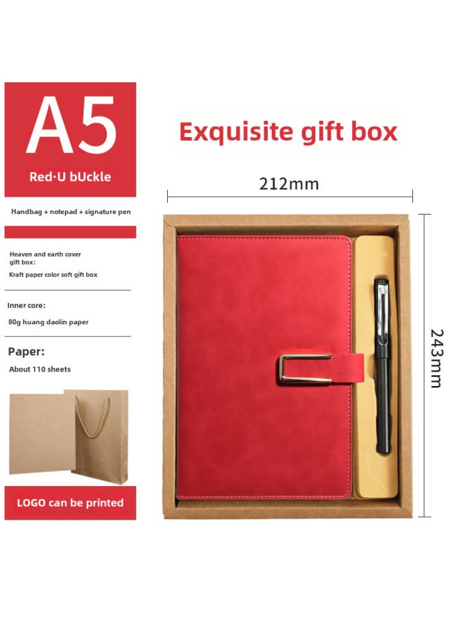 chengchuang Creative A5 Notepad Set B5 Buckle Diary Book Customized Business Notebook Customized Printable Logo - Image 1
