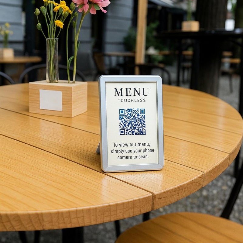 QAILUX Led Display Board For Advertising Slim LED Advertising Light Box Illuminated Poster Display Cafe Restaurants Menu Board Cinema Movie Poster Display Screen (A5) - Image 5