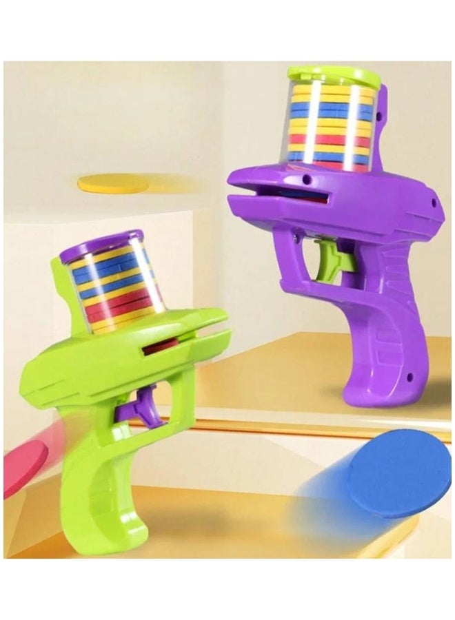 DAT Flying Saucer Disc Shooter Toy with 15 Soft Foam Discs, Easy Load & Trigger Launch, Indoor/Outdoor Game for Kids - Image 5
