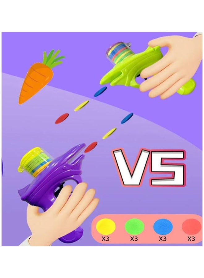 DAT Flying Saucer Disc Shooter Toy with 15 Soft Foam Discs, Easy Load & Trigger Launch, Indoor/Outdoor Game for Kids - Image 4