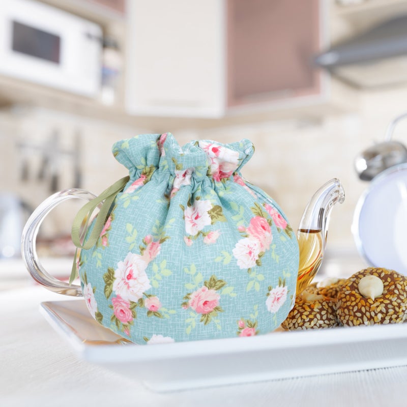 Compact Teapot Cosy Cotton Cover Heat Retention For Kitchen 20x15cm 1Set - Image 3