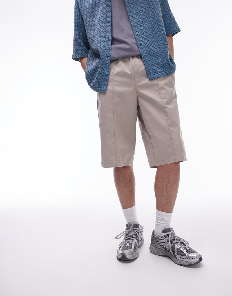 TOPMAN Long Line Casual Shorts - Image 1